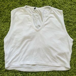 Pretty little thing white tank